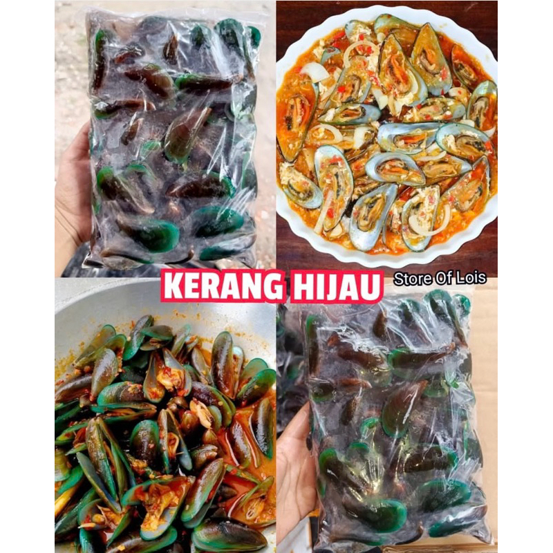

kerang hijau frozen 1 kg