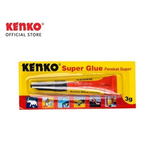 

Lem Super Glue Kenko 3 gram (Per Pcs)