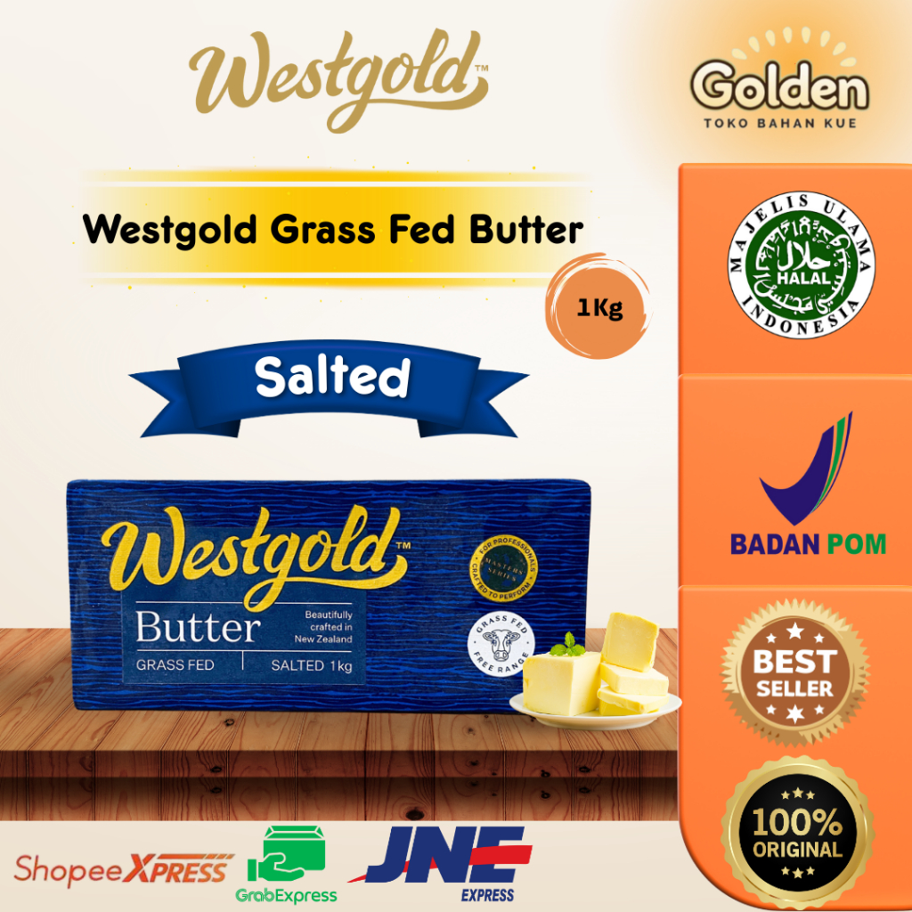 

Westgold Grass Fed Salted Butter 1 Kg - Premium Quality Butter
