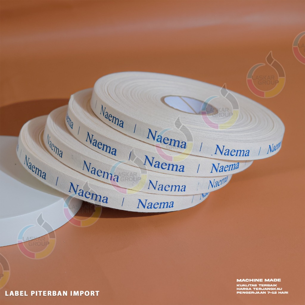 

500pcs label katun import label piterban label hijab label masker label merek label pcs san