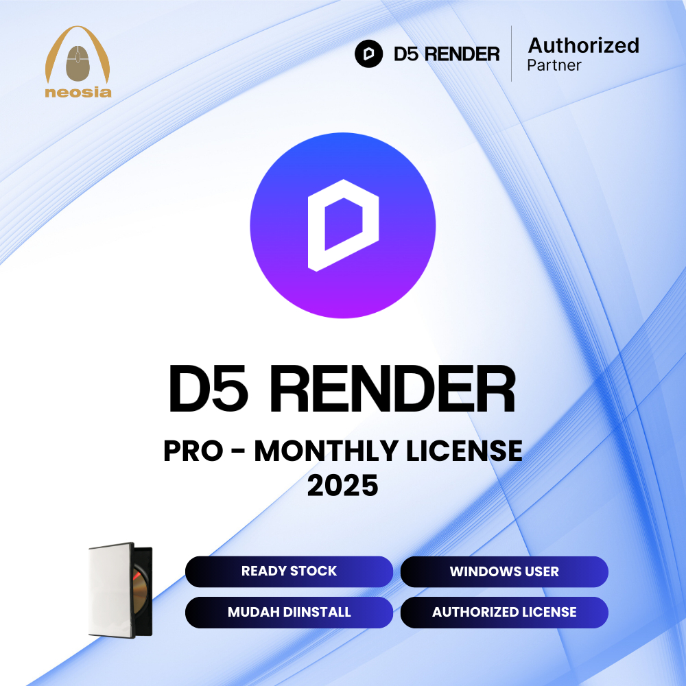 CD | D5 RENDER 2.10 PRO - MONTHLY | Design Architecture 3D Rendering | Authorized License
