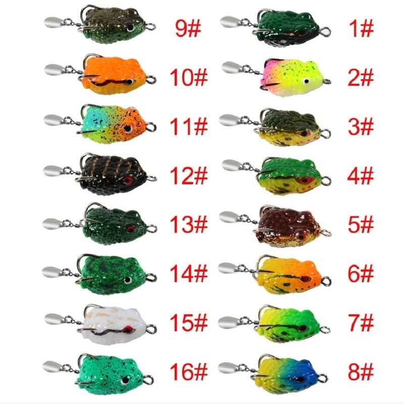 umpan casting kodok kecil nano frog casting 2.5cm 3g super realistik umpan kodok mainan high quality