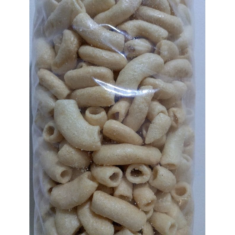 

KERUPUK MAKARONI MEKAR BANTET BESAR ORIGINAL ASIN GURIH