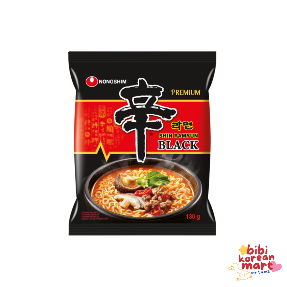 

bibi korean mart - nongshim shin ramen black korean ramen