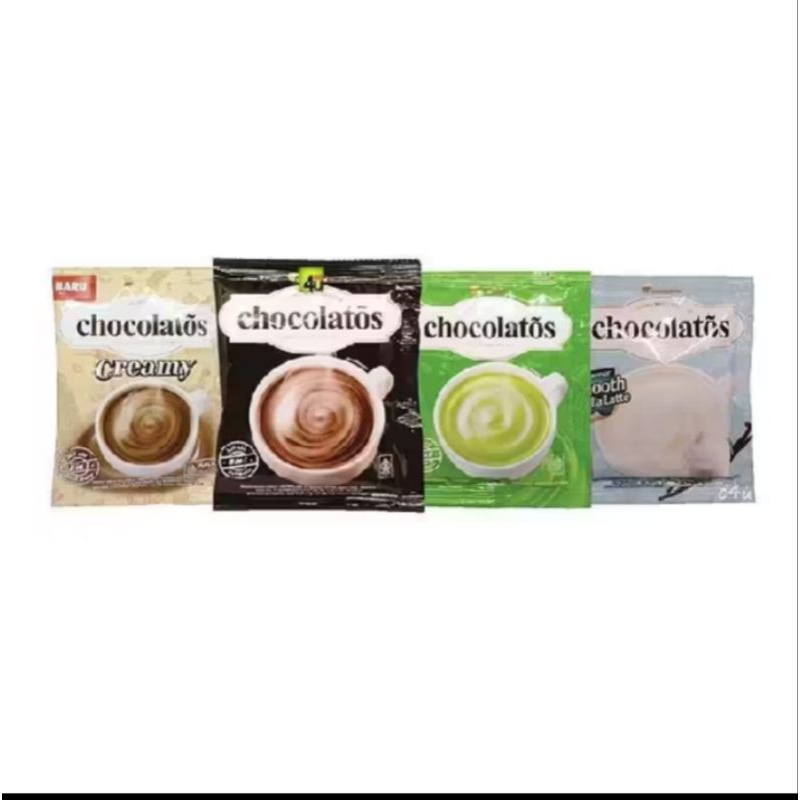 

Minuman Serbuk chocolatos rasa Coklat, Matcha , Smoth vanila latte dan creamy