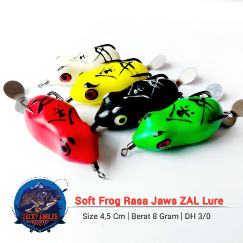 Soft Frog Zal Lure Jaws 4,5 Cm Umpan Casting Gabus Berisik