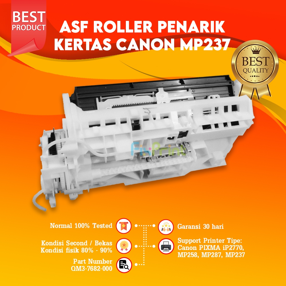 ASF Roller Penarik Kertas Canon G1000 G2000 iP2770 MP258 MP287 bekas