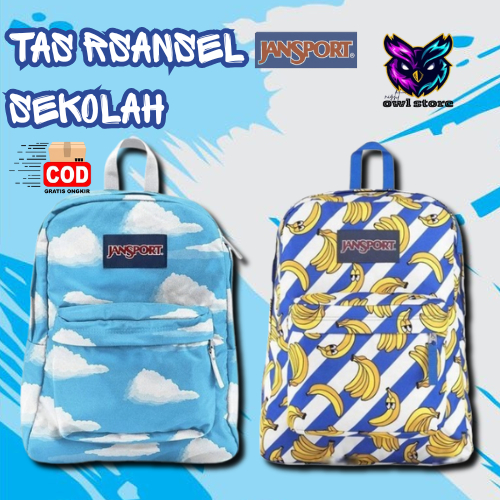 JanSport Tas Ransel / Backpack / Daypack BANANA AWAN ORIGINAL-JanSport Tas Ransel Laptop / Tas Ranse