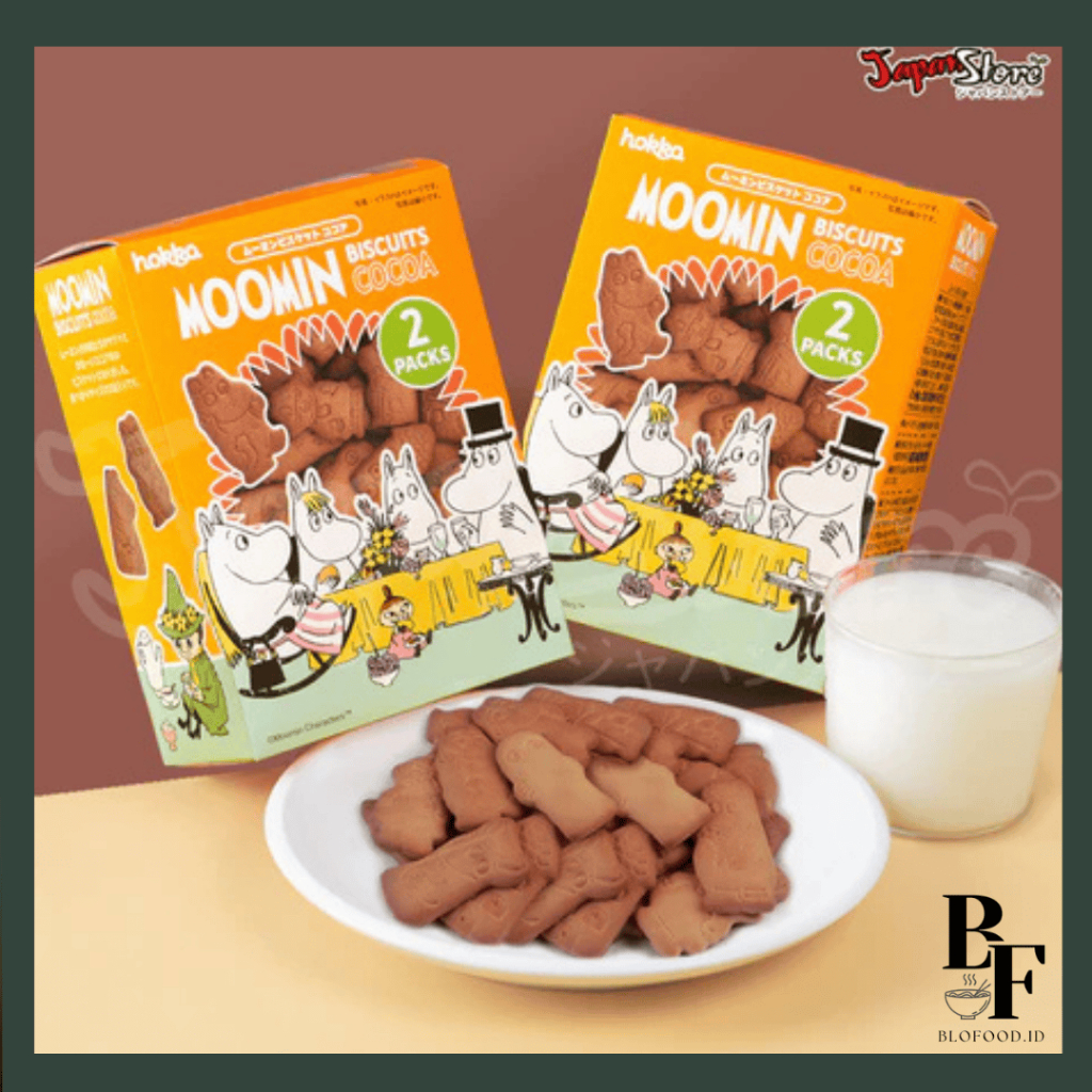 

BF.ID Hokka Moomin Valley Cripsy Cocoa Biscuit [2 Mini Pack/Kotak]