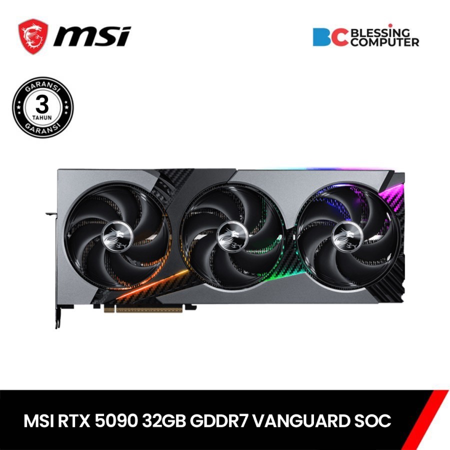 VGA MSI RTX 5090 32GB GDDR7 VANGUARD SOC