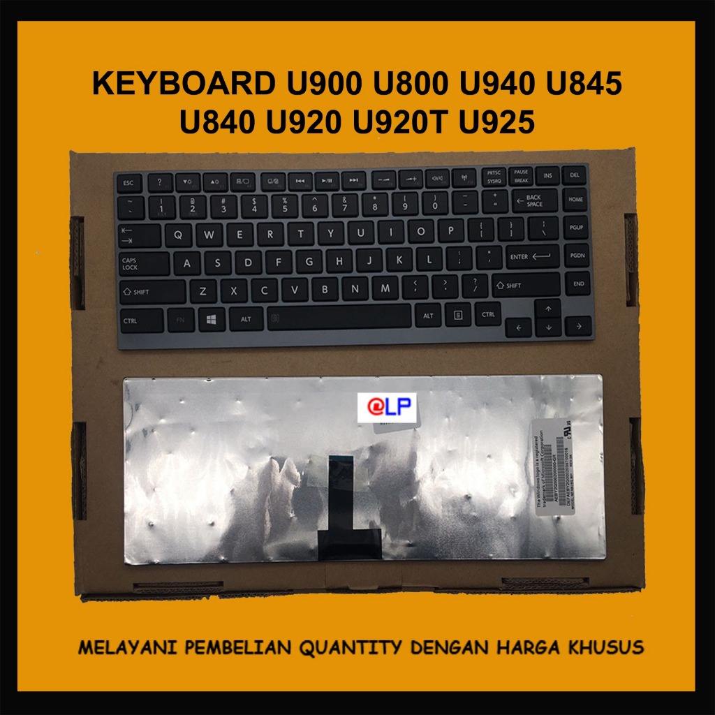 Keyboard Toshiba u900 u800 u940 u845 u840 u920 u920t u925