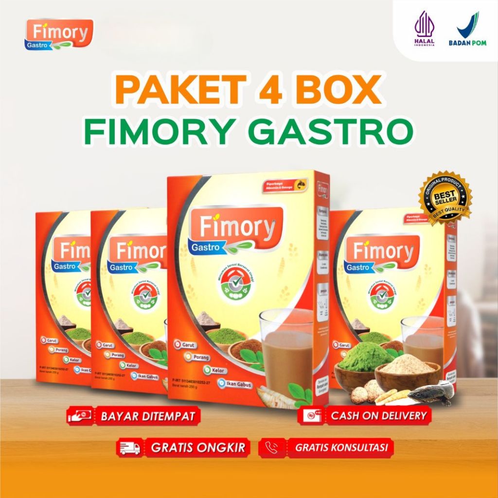 

Paket Hemat Fimory Gastro 250gr - atasi sakit lambung akut/GERD dengan bahan alami | original 100%