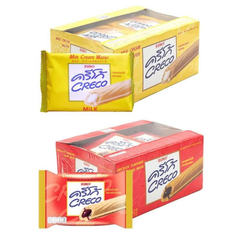 

EURO Creco Cream Wafer Chocolate | Wafer Milk
