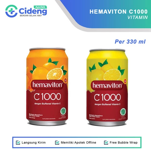 

HEMAVITON C 1000 KALENG 330 ML
