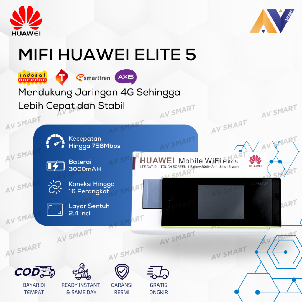 Modem Huawei 4G LTE Wifi Elite 5