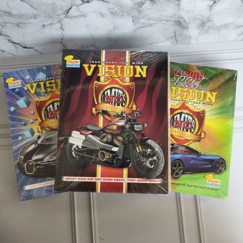 

BUKU TULIS VISION 38 LEMBAR / 10 PCS