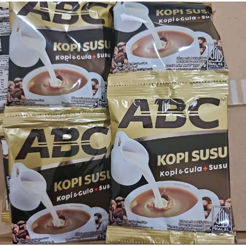 

10 Sachet Kopi ABC SusU-Kopi Dan Gula+Susu Coffee