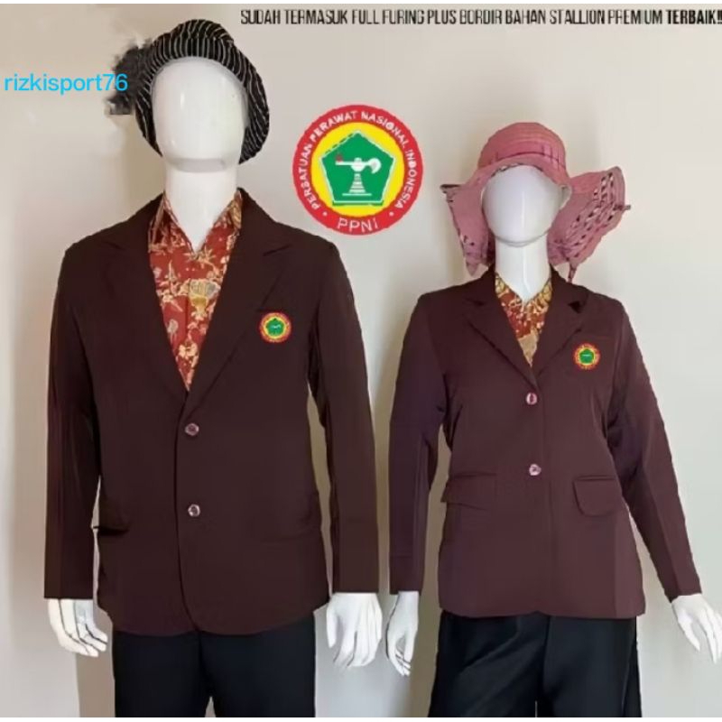 Jas Blazer PPNI Pria Dan Blazer PPNI Wanita /Jas Persatuan Perawat Nasional Indonesia