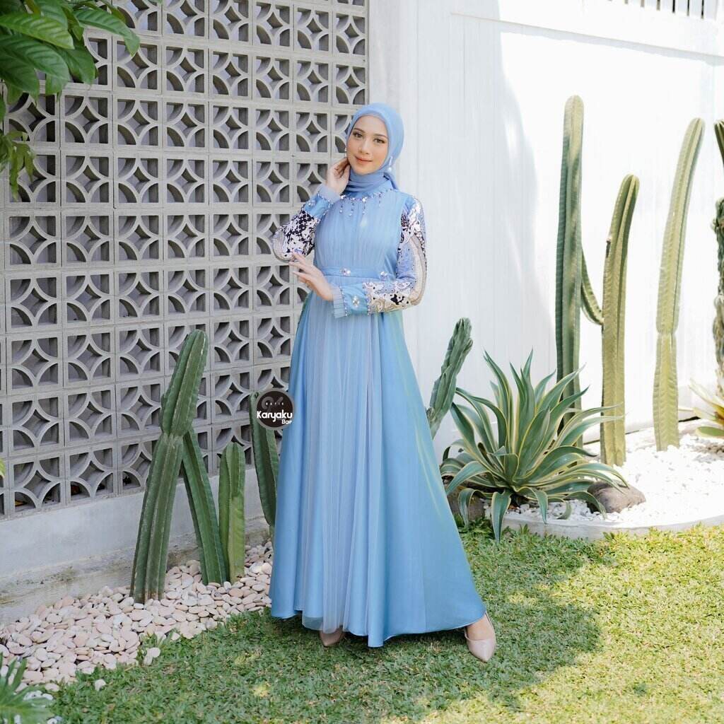 GAMIS BATIK KOMBINASI JUMBO