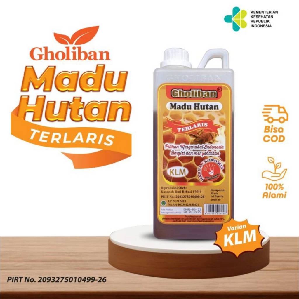 

Madu Gholiban Hutan Kalimantan 1 Kg