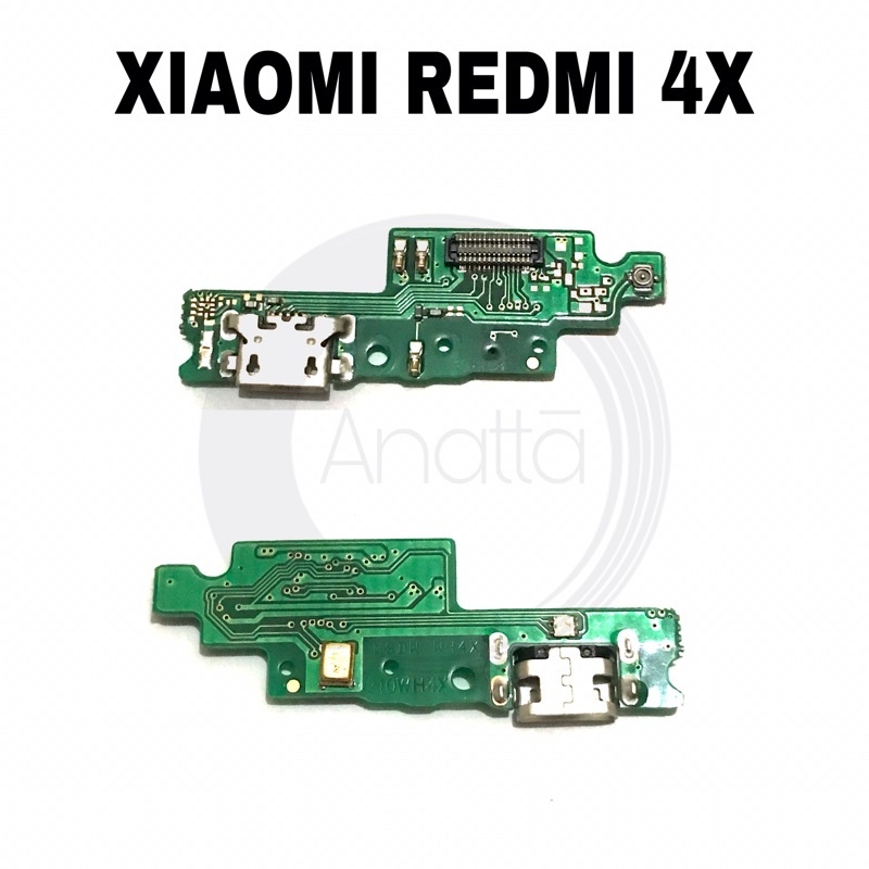 FLEXIBLE KONEKTOR XIAOMI REDMI 4X CAS CHARGER + MIC / FLEX CON TC PLUG IN BOARD PAPAN CONNECTOR ORI 