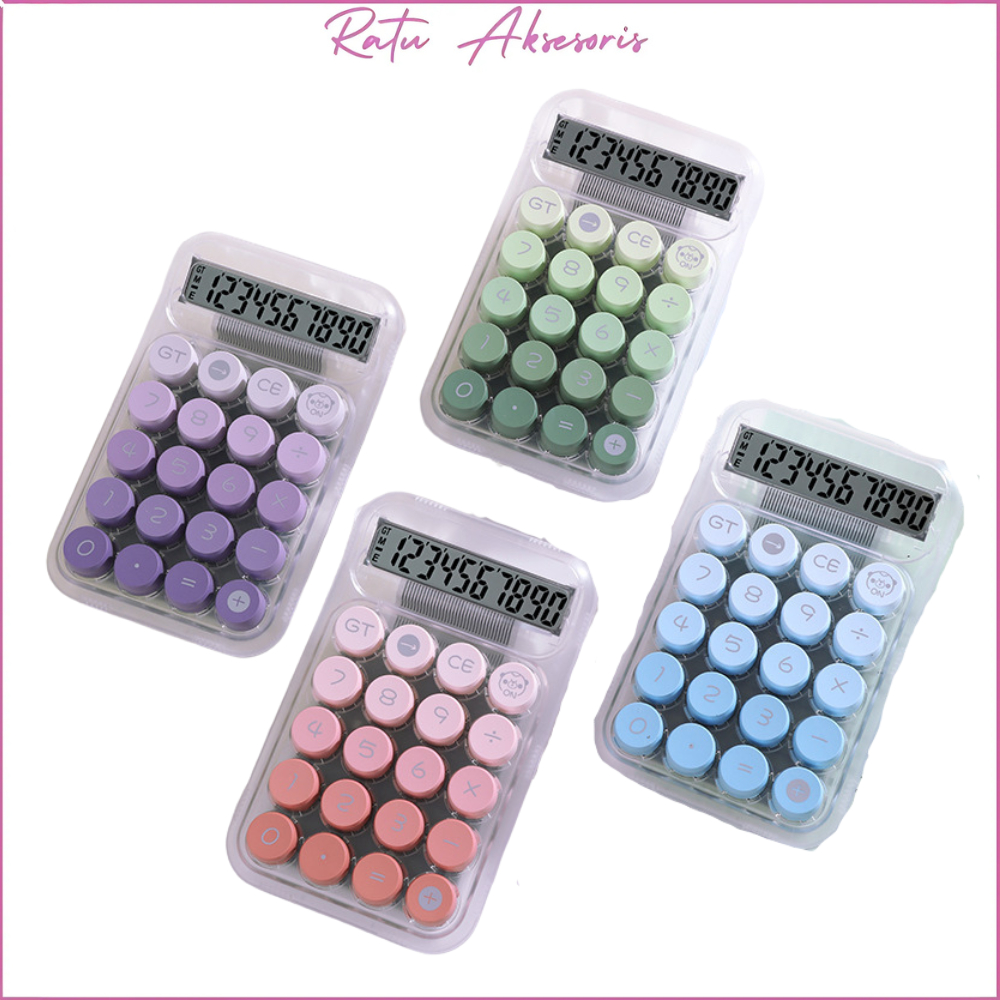 

RA - KALKULATOR ESTETIK 12 DIGIT GRADIENT COLOR / CALCULATOR MODEL TRANSPARAN AESTHETIC