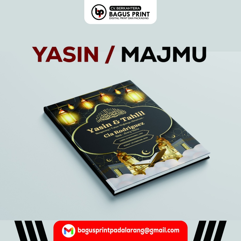 

Bagus Buku Yasin Tahlil Custom Murah