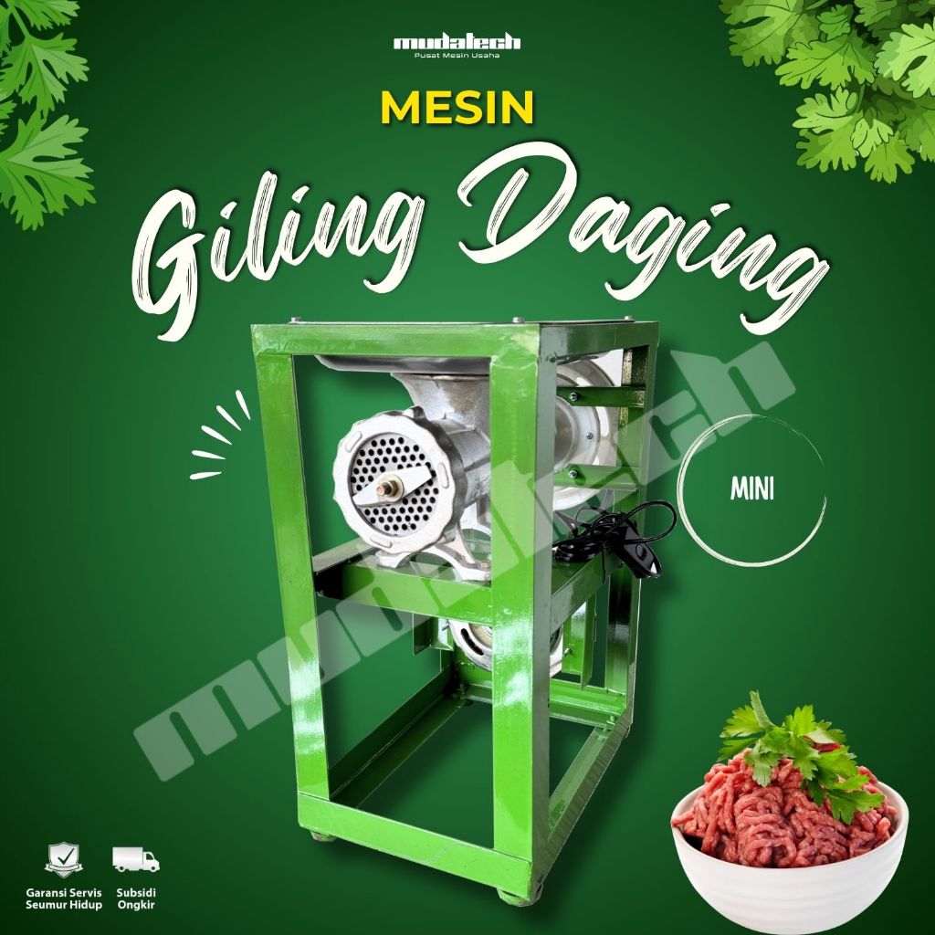 Mesin Giling Penggiling Daging Gilingan Daging Giling Kacang Penggerak Dinamo