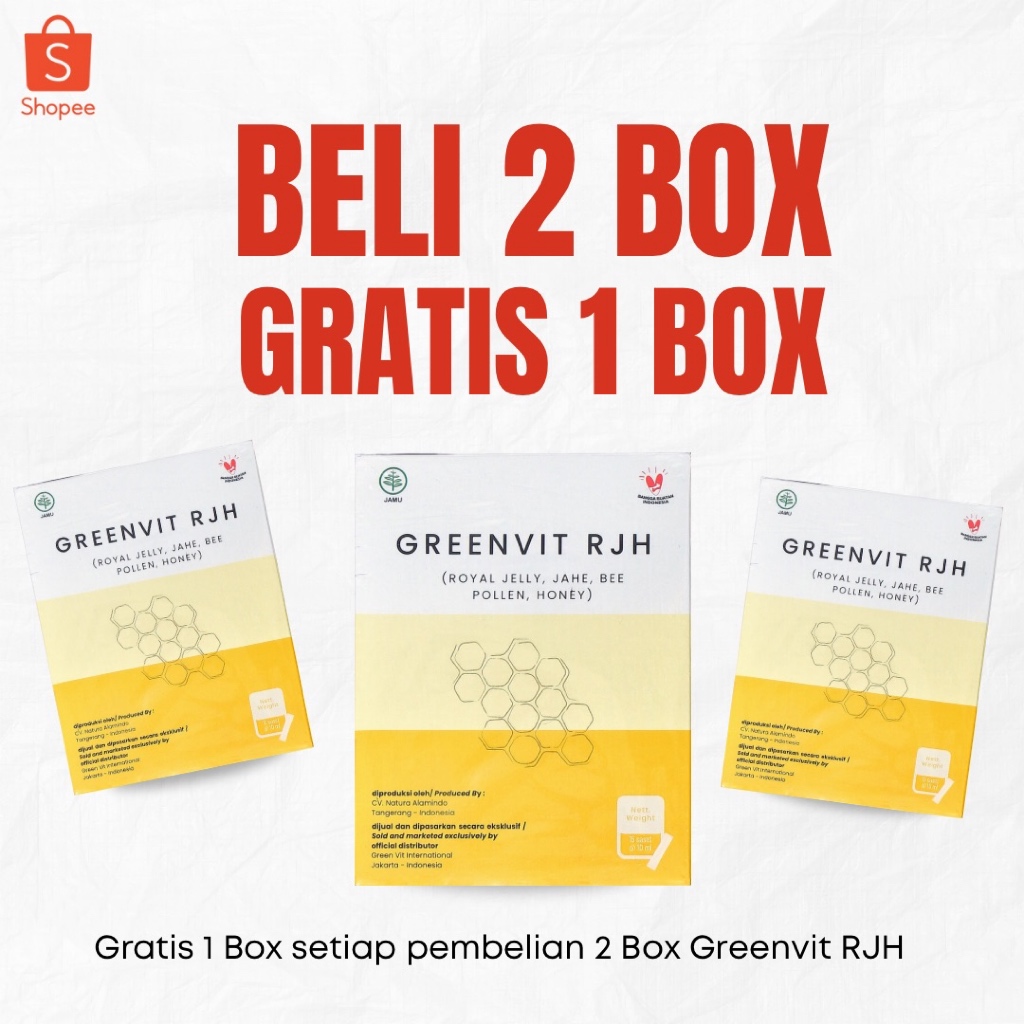 

GreenVit Royal Jelly Honey | Madu Jahe