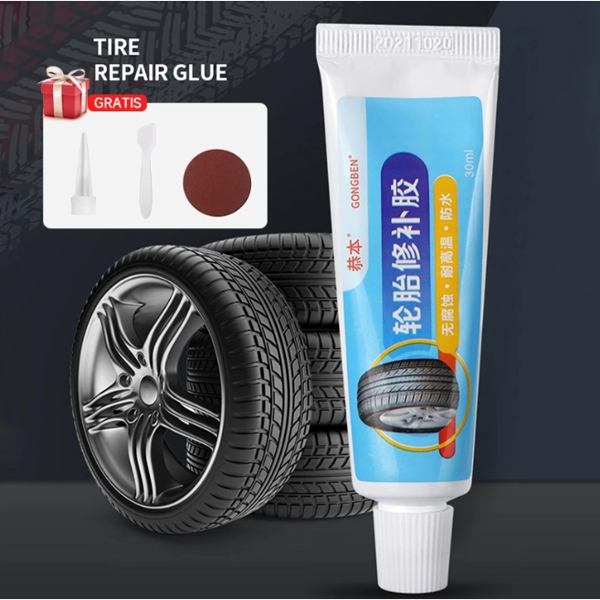 30Ml Lem Tambal Ban Lem Anti Bocor Kit Ban Mobil Lem Body Motor Lem Bodykit Mobil Universal Tire Glu