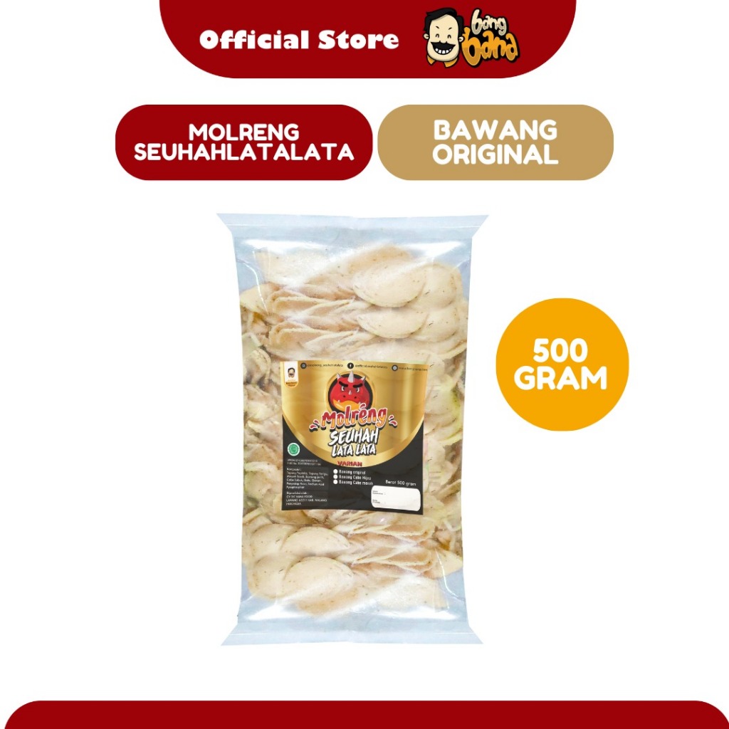 

Molreng Seuhahlatalata Bawang Original Kemasan 500 Gram
