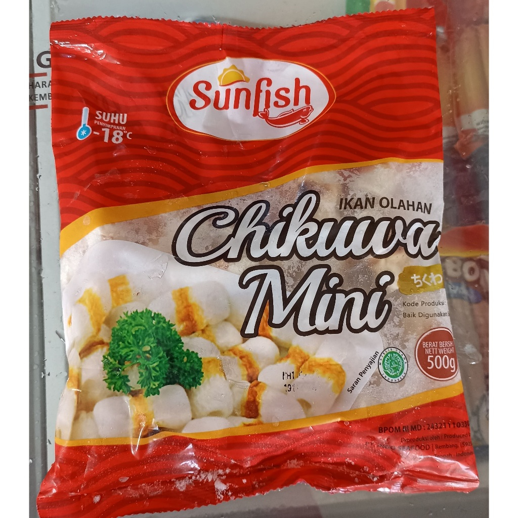 Sunfish Chikuwa Mini 500gram - Frozen Food