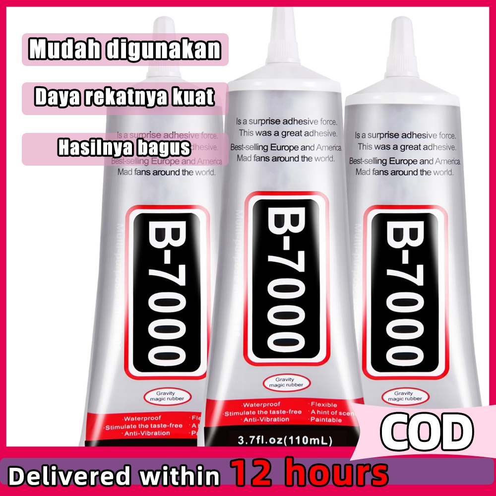 

【kualitas impor】Lem Power Glue Strong Adhesive 15ML - B-7000 Transparent