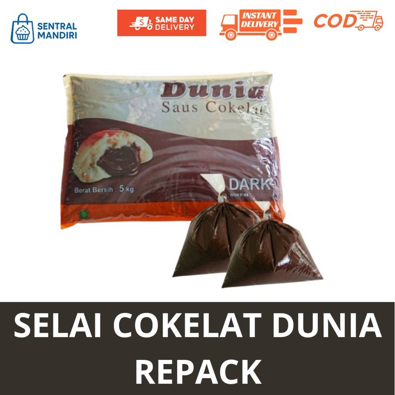 

Dunia Pasta Selai Cokelat Filling Isian Roti Repack 250Gr, 500Gr, & 1Kg