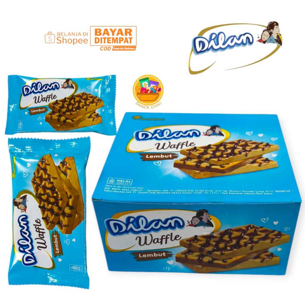 

DILAN KUE WAFEER DENGAN RASA COKLAT 1 BOX 12 PCS