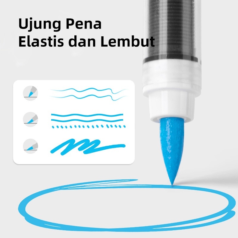 

Ay00! Finenolo Spidol Akrilik / Acrylic Marker Water Based 12/24/36/40 Warna Pigmented HM119