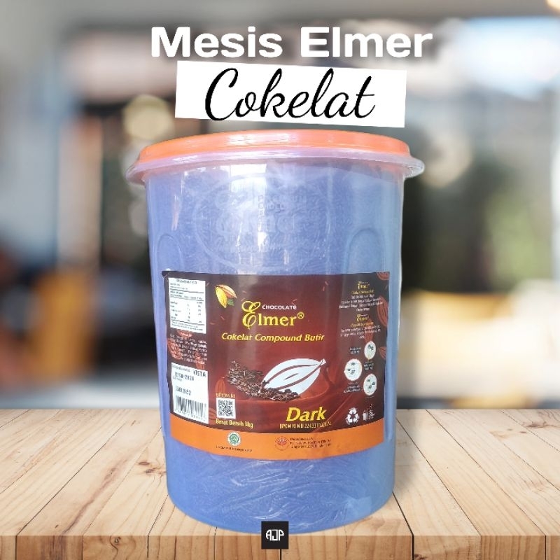 

Meses / Mesis Cokelat Compound Elmer | Toples 3 kg