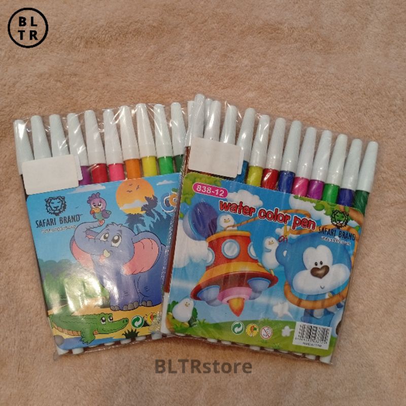 

SPIDOL 12 WARNA (83812) // SPIDOL KECIL COLORING PEN SAFARI