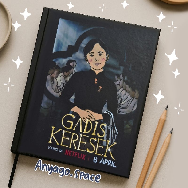 

Custom Notebook ILUSTRASI PARODI Gadis Keresek hardcover A5 100lembar