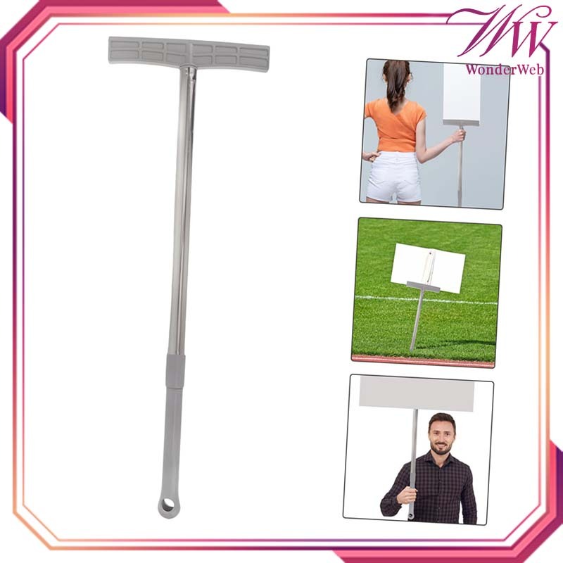 

Papan Iklan Genggam 80cm Tiang Iklan Adjustable Pop Up Frame Promosi Tiang Teleskopik Untuk Papan Iklan