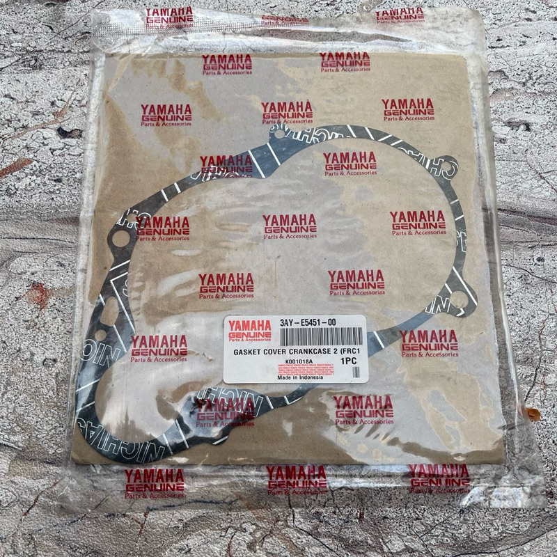 Packing paking blok bak kopling kanan Yamaha Fizr Alfa force 1 f1 champ original 3AY Nos