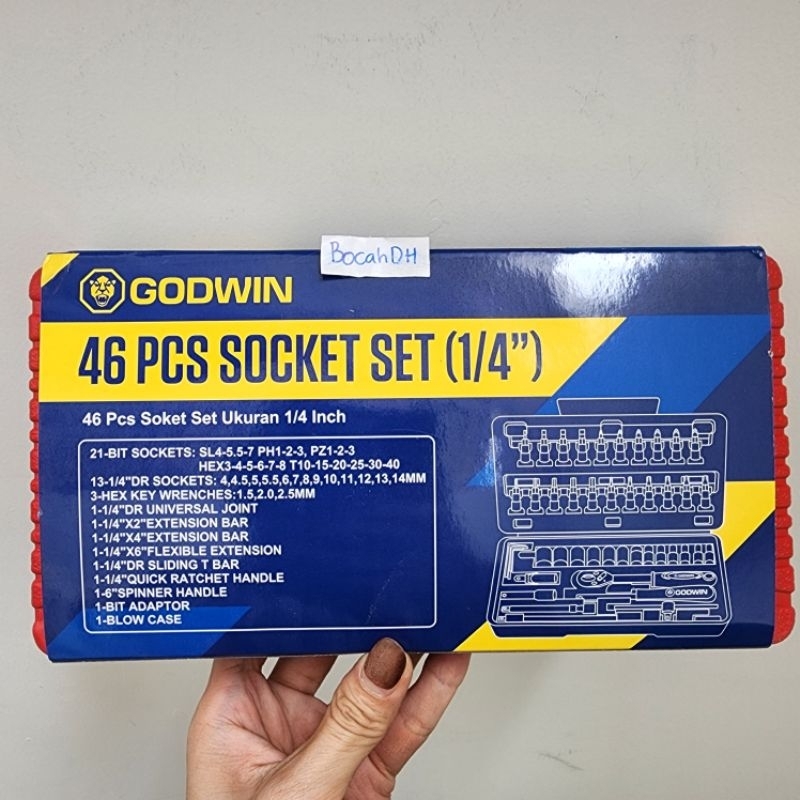 KUNCI SOK SET 46PCS MULTIFUNGSI SERBAGUNA CHROME VANADIUM