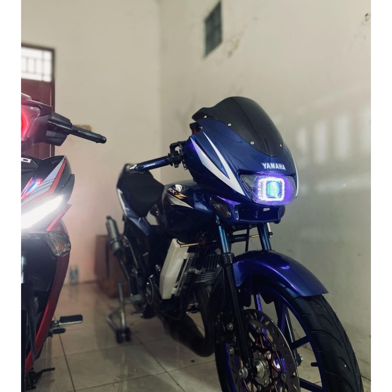 Lampu depan Rxz Catalyzer Set Biled full RGB reflektor rxz