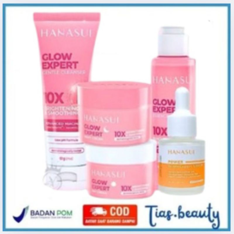 HANASUI GLOW EXPERT SATU PAKETAN