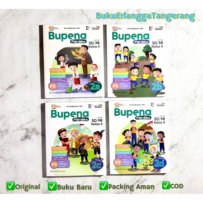 BUPENA MERDEKA SD/MI KELAS.2/KM + KUNCI JAWABAN