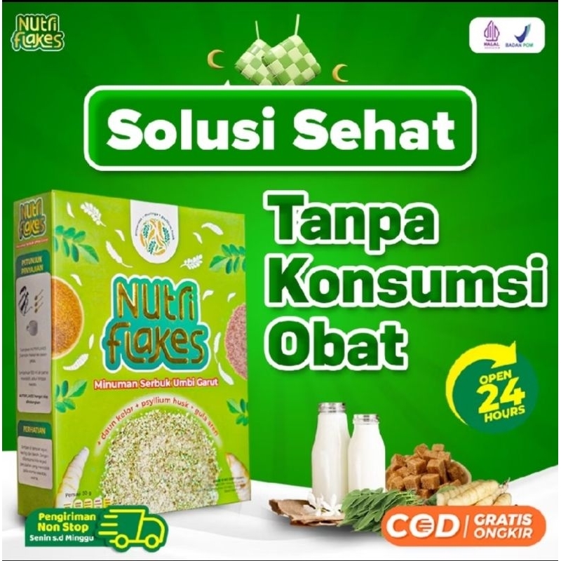 

NUTRIFLAKES SEREAL UMBI GARUT - Ampuh Mengobati Maag Asam LambungNUTRIFLAKES SEREAL UMBI GARUT - Ampuh Mengobati Maag Asam Lambung