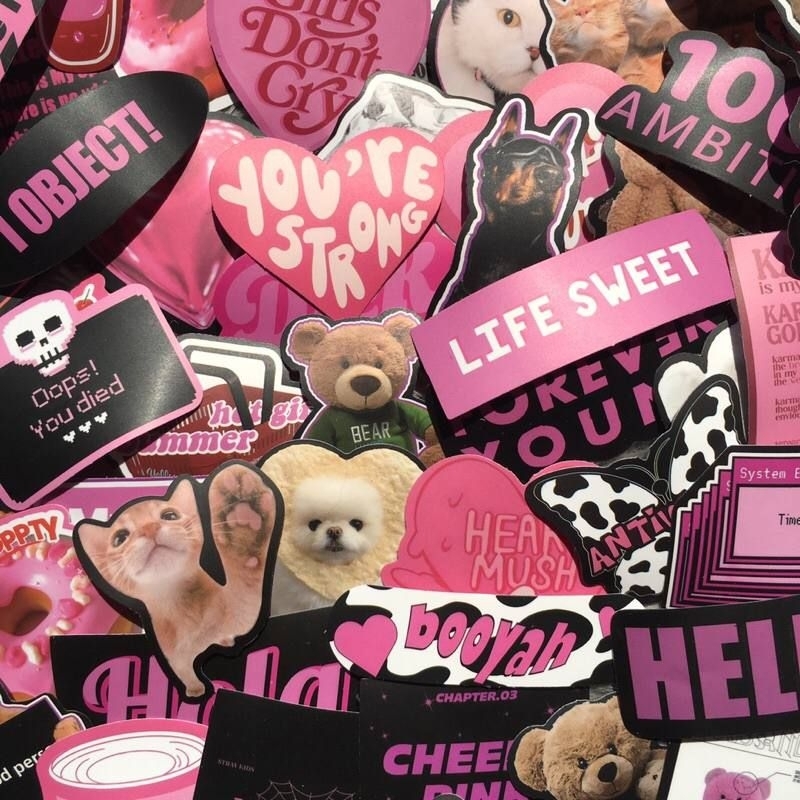 

15pcs Y2K Sticker aesthetic / Sticker aesthetic / sticker deco hp / sticker casing hp / sticker laptop / sticker anti air aesthetic / quote sticker / sticker bear y2k