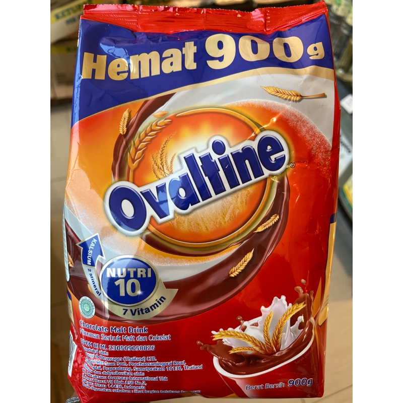 

Ovaltine Chocolate Malt Drink Nutri 10 900gr