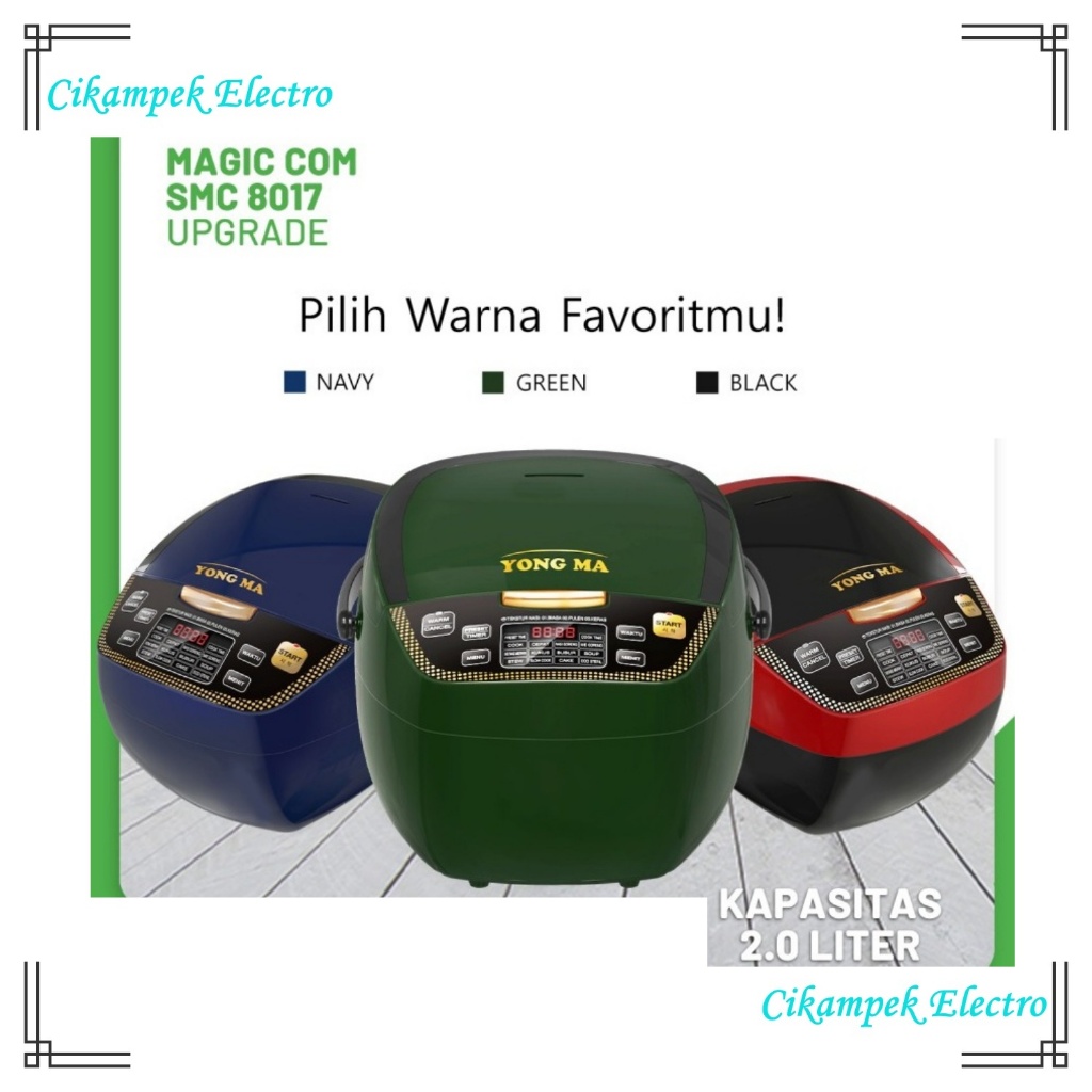 Magic Com Digital YongMa / Yong Ma SMC 8017 ( 2 Liter )