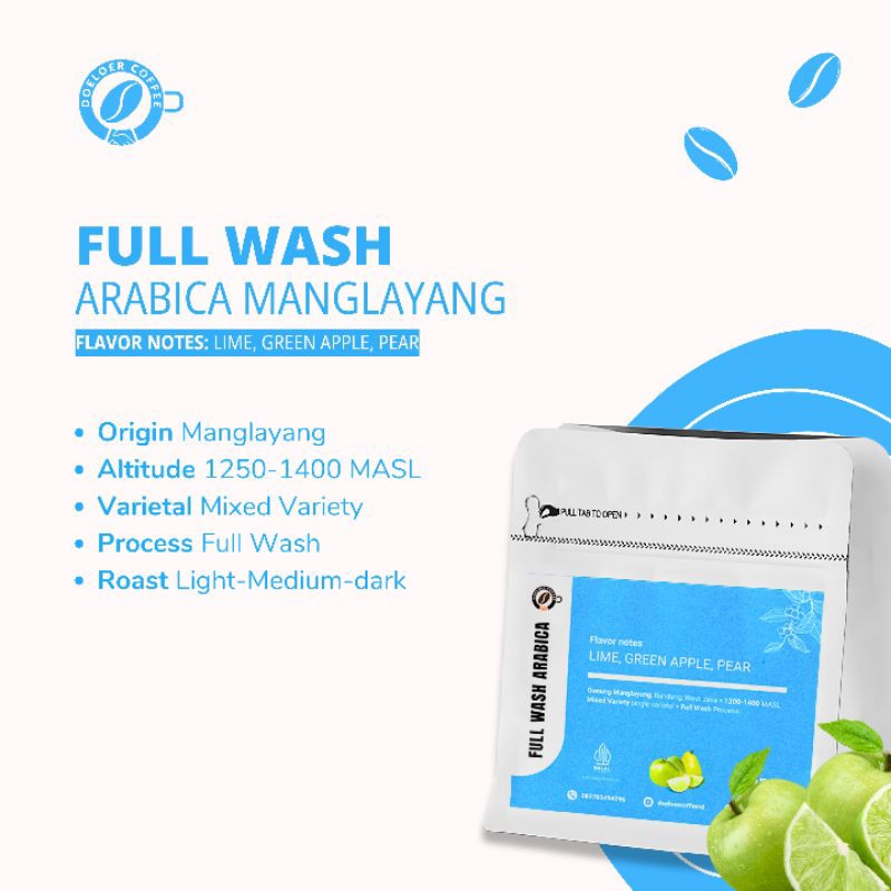 

Kopi Arabika Manglayang - Specialty Full Wash 100gram